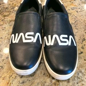 Coach NASA flat slip on sneakers